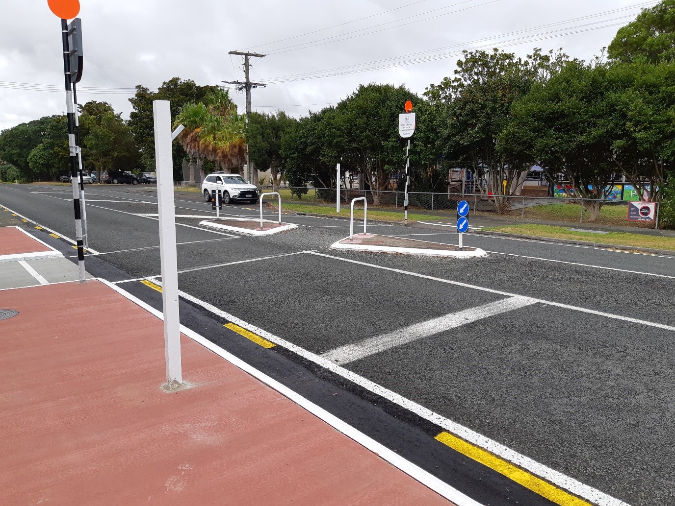 mangawhai beach school crossing